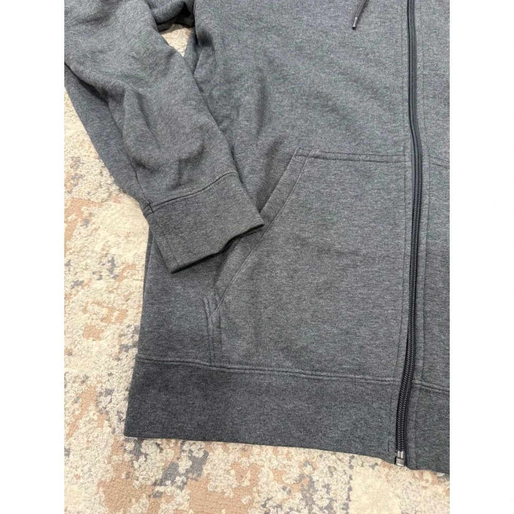 Adidas Arsenal FC Full Zip‎ Hoodie Mens Medium Charcoal Grey Soccer Fan